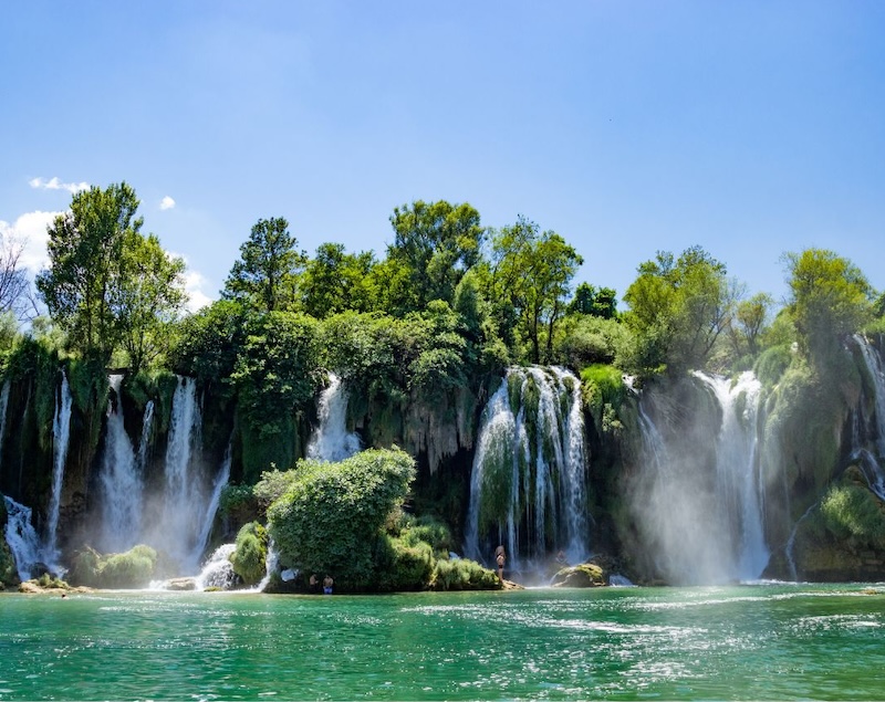 Krevice Waterfall, Mostar, Bosnia Krevice Waterfall, Mostar, Bosnia